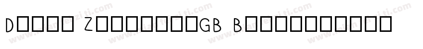 Dream ZhixiangGB Black字体转换